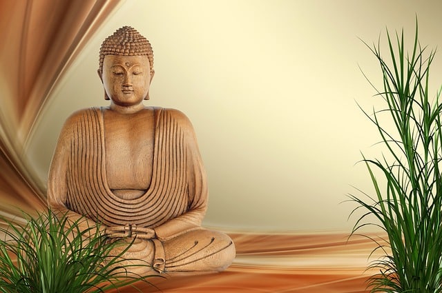bouddhiste en pierres